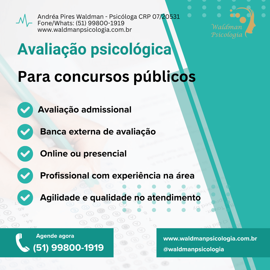 Avaliação Psicológica para concursos