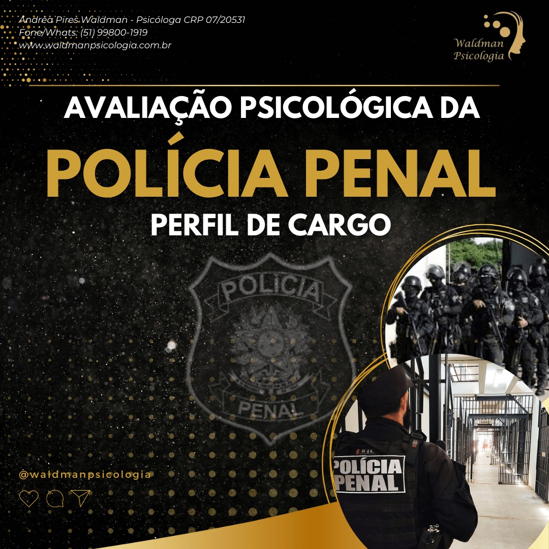 Avaliação Psicológica para polícia penal